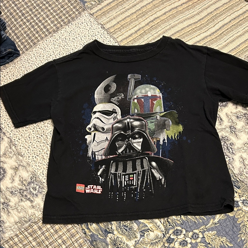 LEGO Star Wars Black T-Shirt with Iconic Characters